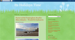 Desktop Screenshot of itsholidaystime.blogspot.com