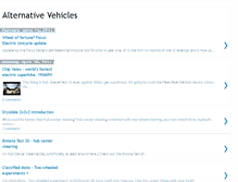 Tablet Screenshot of alternativevehicles.blogspot.com