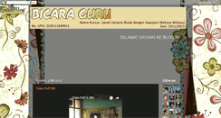 Desktop Screenshot of bicaraguru-noorasiah.blogspot.com