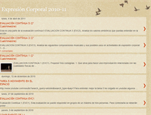 Tablet Screenshot of expresioncorporal1011.blogspot.com