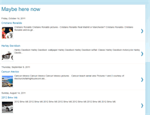 Tablet Screenshot of maybeherenow.blogspot.com