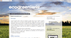 Desktop Screenshot of ecogreeniaris.blogspot.com