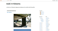 Desktop Screenshot of made-in-romania.blogspot.com