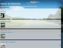 Tablet Screenshot of made-in-romania.blogspot.com