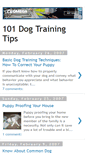 Mobile Screenshot of 101dogtrainingtips.blogspot.com