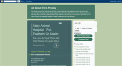 Desktop Screenshot of about-elvispresley.blogspot.com