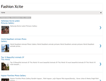 Tablet Screenshot of fashionxcite.blogspot.com