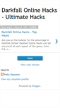 Mobile Screenshot of darkfall-onlinehacks.blogspot.com