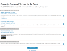 Tablet Screenshot of consejocomunalteresadelaparra.blogspot.com