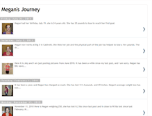 Tablet Screenshot of megansjourney2010.blogspot.com