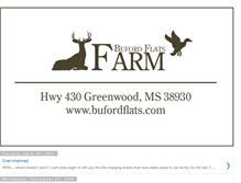 Tablet Screenshot of bufordflatsfarms.blogspot.com