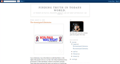 Desktop Screenshot of findingtruthintodaysworld.blogspot.com