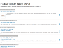 Tablet Screenshot of findingtruthintodaysworld.blogspot.com