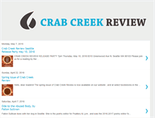 Tablet Screenshot of crabcreekreview.blogspot.com