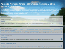 Tablet Screenshot of leccionesdenoruego.blogspot.com