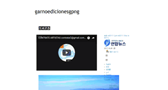 Desktop Screenshot of garnoedicionesgpng.blogspot.com