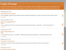 Tablet Screenshot of fosterprincess.blogspot.com