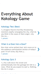 Mobile Screenshot of kokologym.blogspot.com