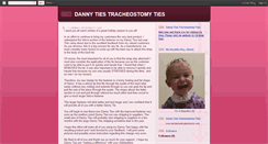 Desktop Screenshot of dannyties-tracheostomyties.blogspot.com