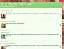 Tablet Screenshot of lindsayquilting.blogspot.com