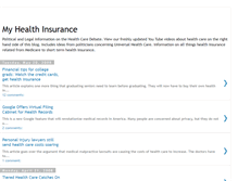 Tablet Screenshot of myhealthinsurancenews.blogspot.com