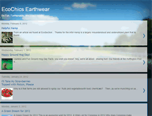 Tablet Screenshot of ecochicsearthwear.blogspot.com