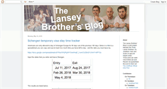 Desktop Screenshot of lanseybrothers.blogspot.com