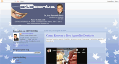 Desktop Screenshot of ortodontianews.blogspot.com