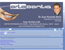 Tablet Screenshot of ortodontianews.blogspot.com