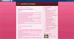 Desktop Screenshot of estudiantenormalista.blogspot.com