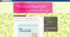 Desktop Screenshot of meuconvitepersonalizado.blogspot.com