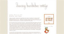 Desktop Screenshot of dancingbumblebeecottage.blogspot.com