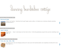 Tablet Screenshot of dancingbumblebeecottage.blogspot.com