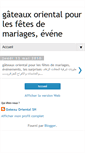 Mobile Screenshot of gateauoriental-dz.blogspot.com