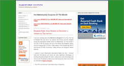 Desktop Screenshot of makemytripcoupons.blogspot.com