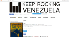 Desktop Screenshot of keeprockingvenezuela.blogspot.com