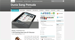 Desktop Screenshot of duniasangpemuda.blogspot.com