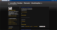 Desktop Screenshot of lexuzboxvendas.blogspot.com