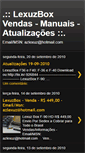 Mobile Screenshot of lexuzboxvendas.blogspot.com