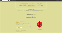 Desktop Screenshot of aikido-kokkola.blogspot.com