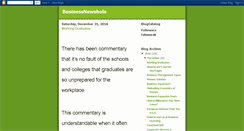 Desktop Screenshot of businessnewshole.blogspot.com