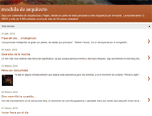 Tablet Screenshot of mochiladearquitecto.blogspot.com