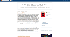 Desktop Screenshot of doesthechristiangodexist.blogspot.com