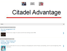 Tablet Screenshot of citadeladvantage.blogspot.com