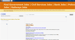 Desktop Screenshot of findgovernmentjobs.blogspot.com