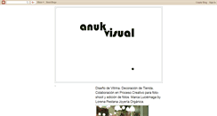 Desktop Screenshot of anukvisual.blogspot.com
