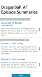 Mobile Screenshot of dragonballafsummaries.blogspot.com