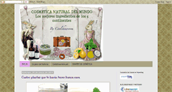 Desktop Screenshot of cosmeticadelmundo.blogspot.com