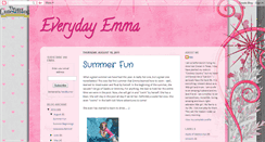 Desktop Screenshot of everydayemma08.blogspot.com