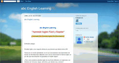 Desktop Screenshot of abcenglishlearning.blogspot.com